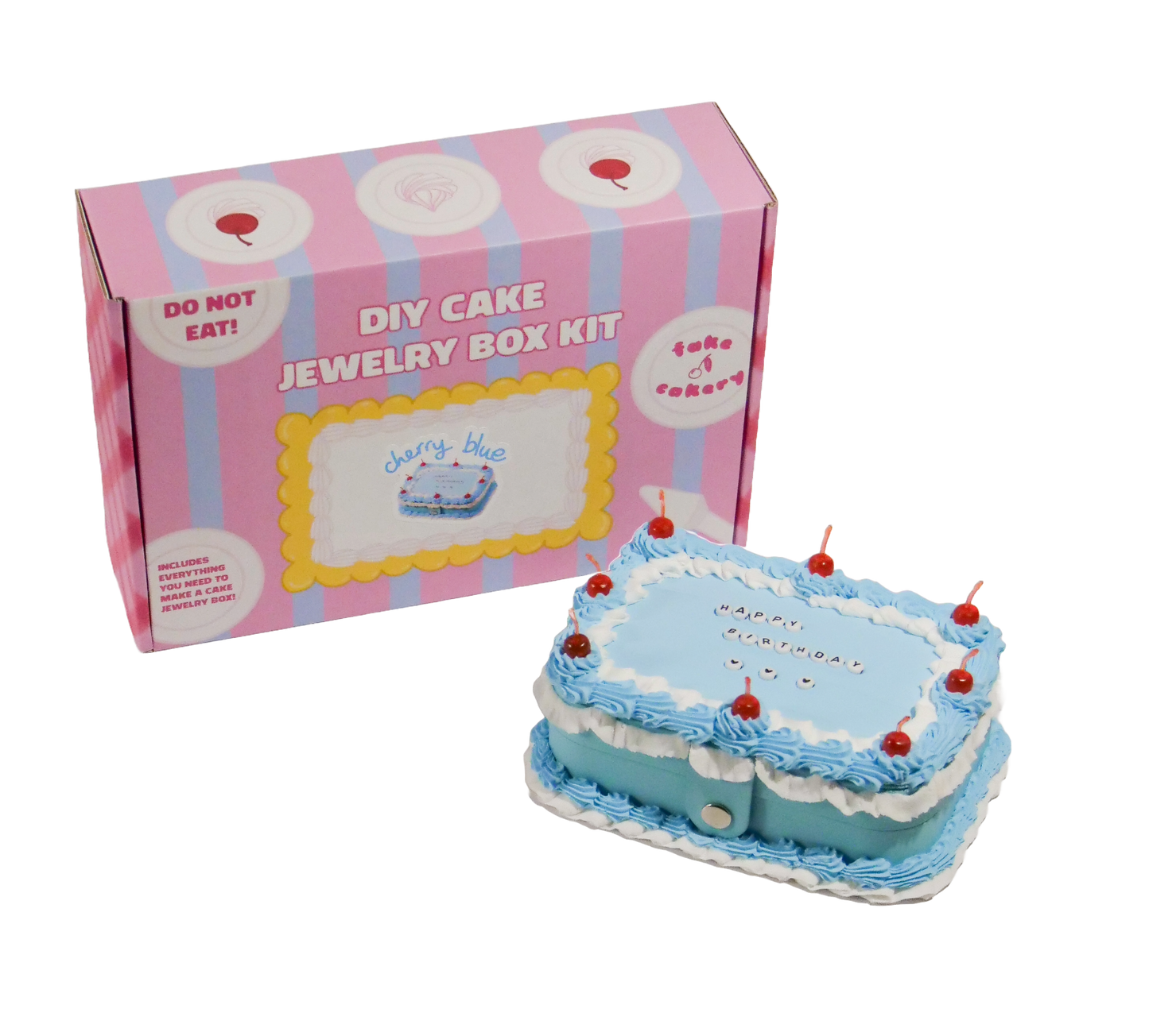 Fake cake jewelry box kit