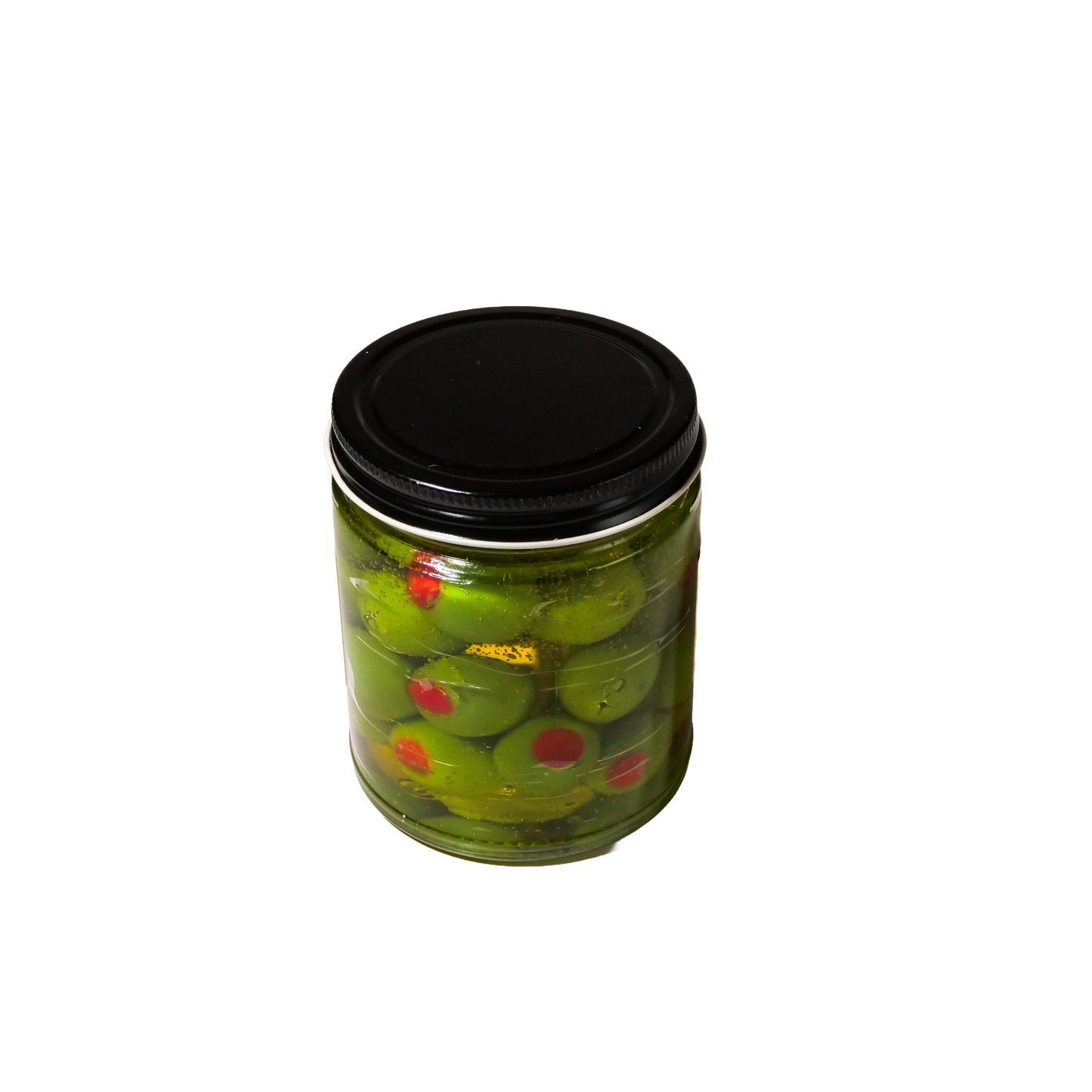 Pimento stuffed olive candle