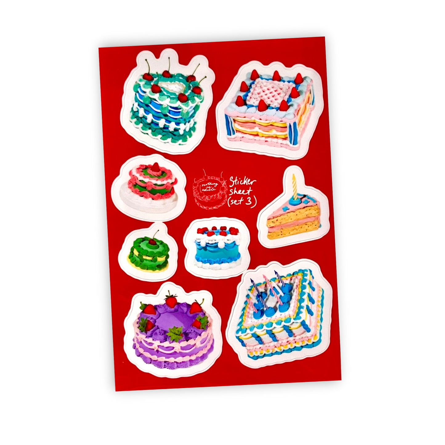 Nothing is Edible sticker sheet (set 3)