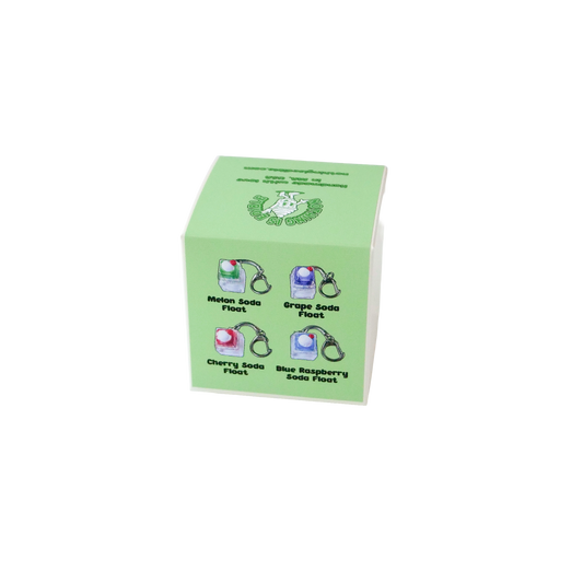 Mystery soda float fidget keychain