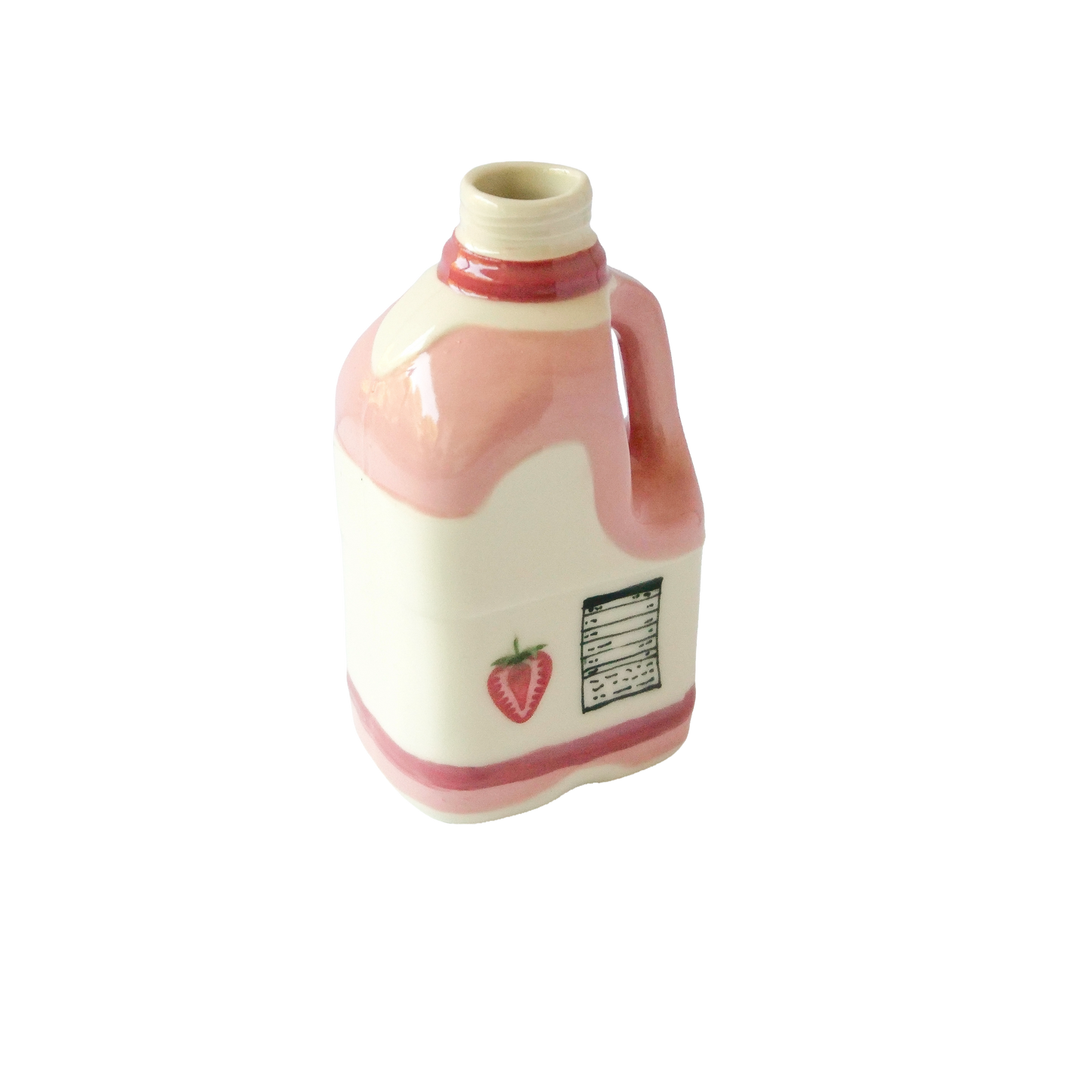 Strawberry Milk Vase