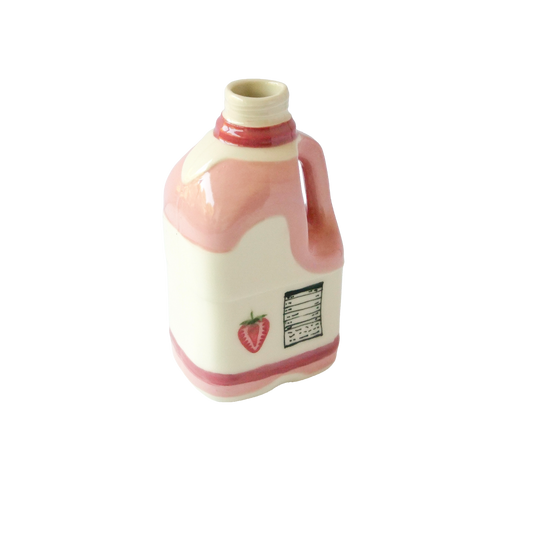 Strawberry Milk Vase