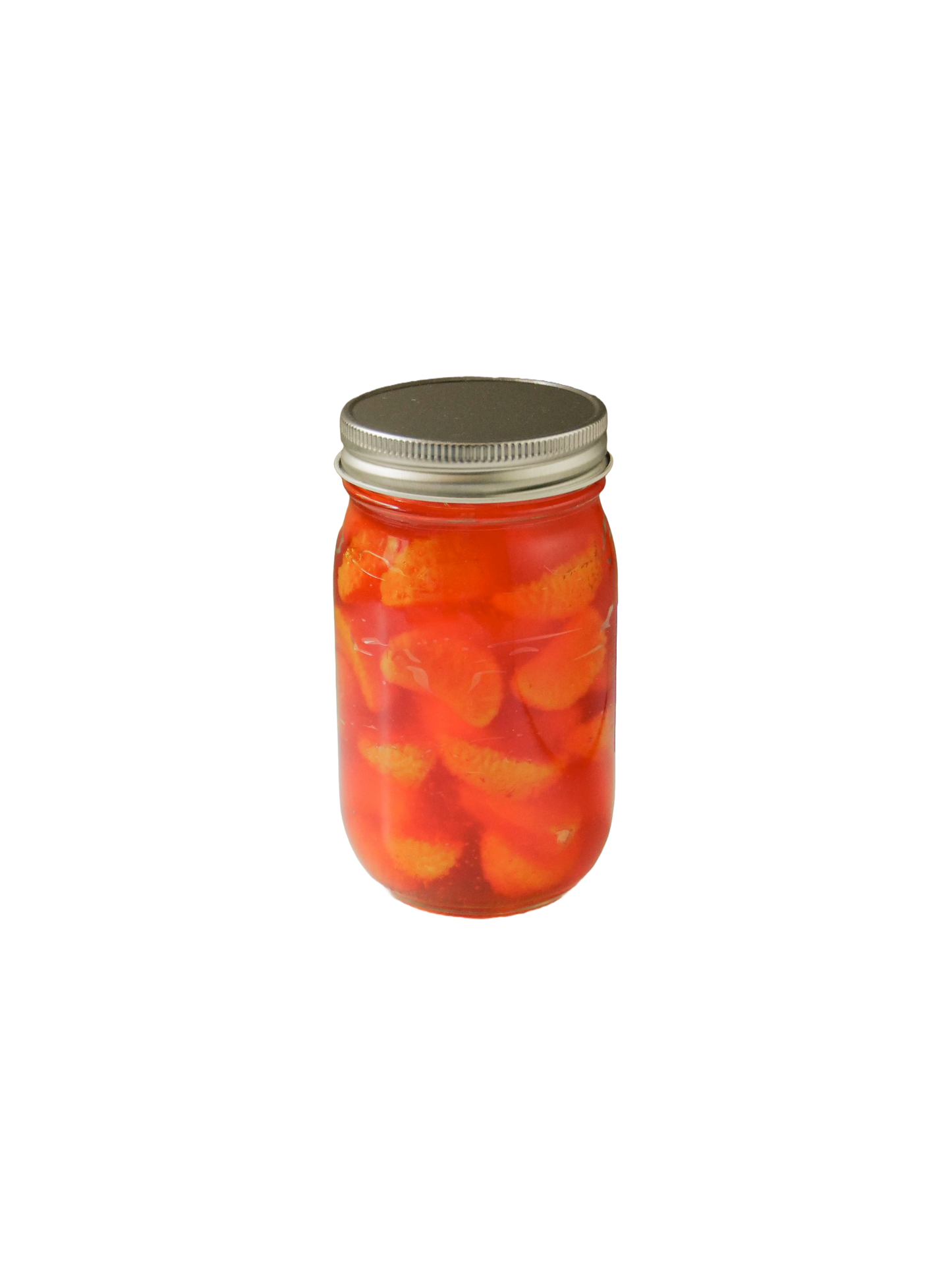 Mandarin oranges in syrup candle