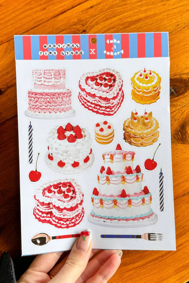 Martina's Tiny Store x Fake Cakery stickers