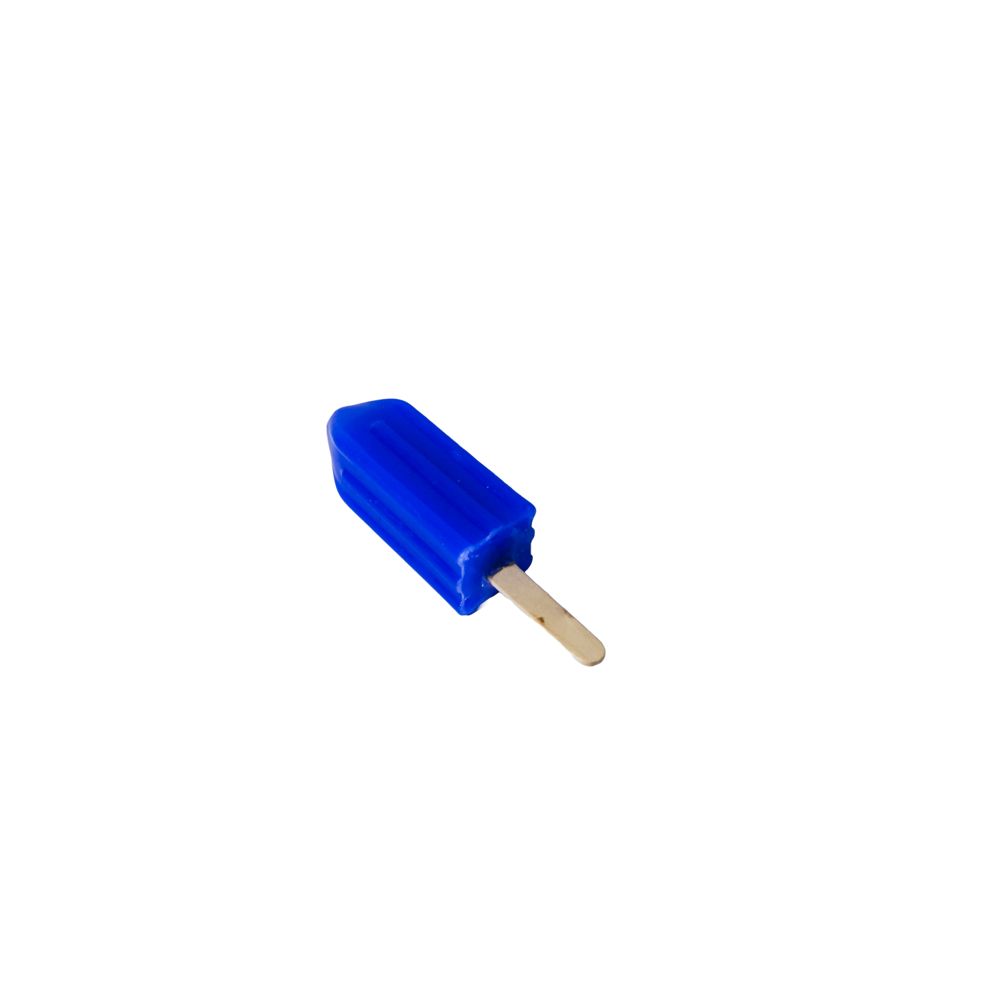 Blue ice pop soap