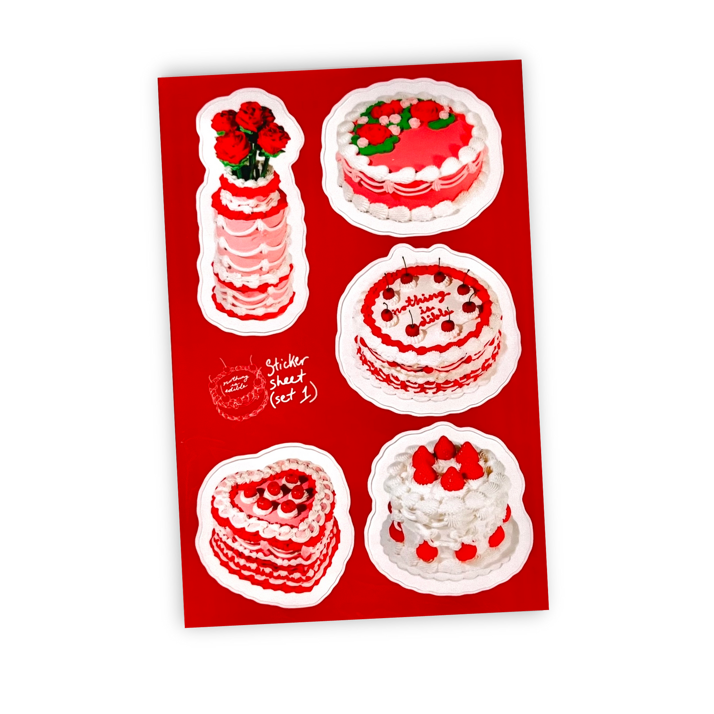 Nothing is Edible sticker sheet (set 1)