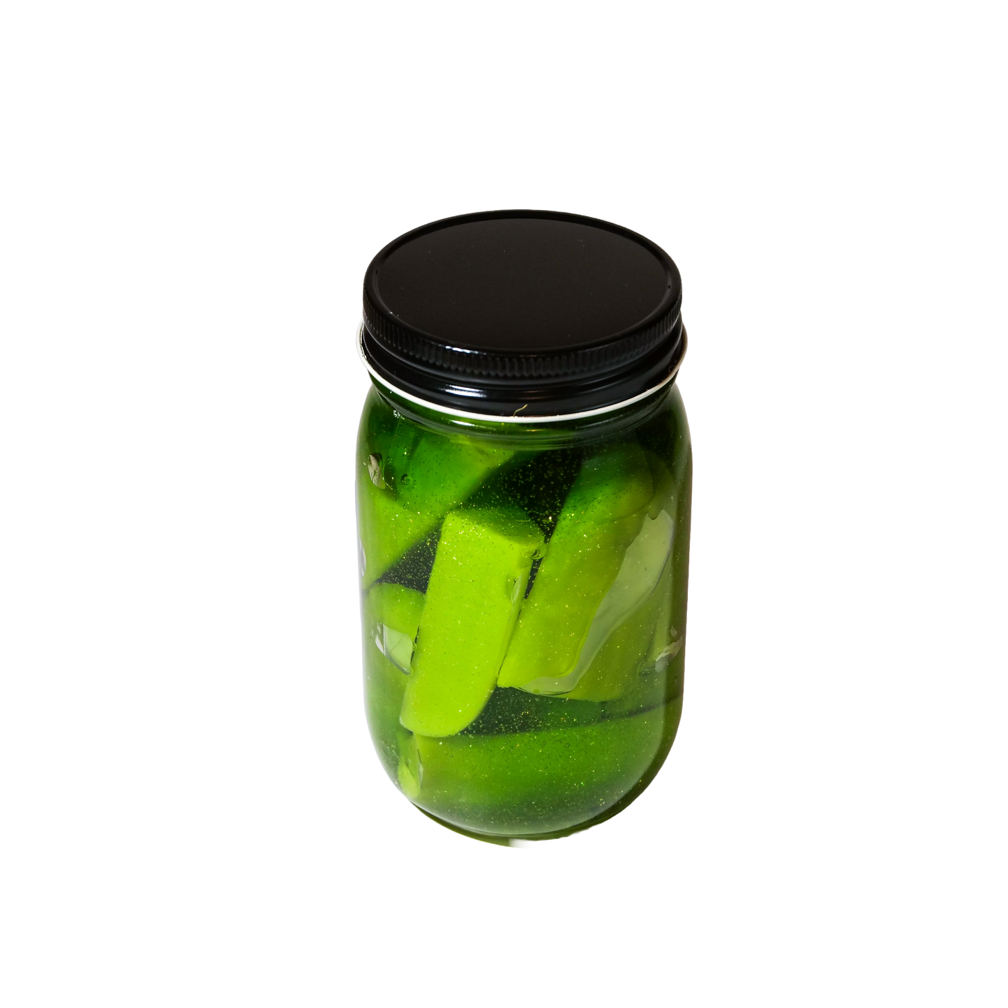 Pretty pickle candle