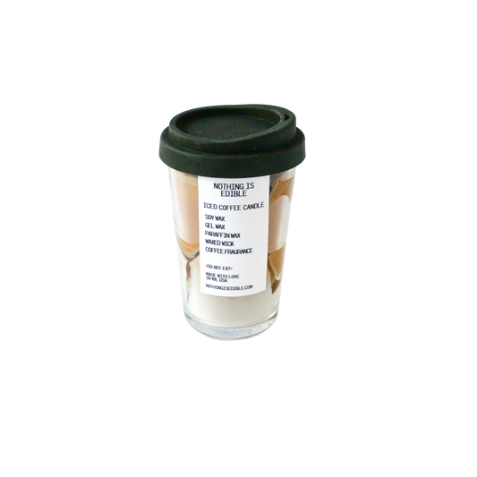 Iced coffee candle