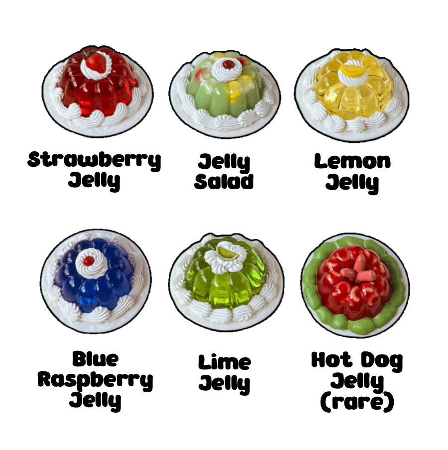 Mystery jelly magnet