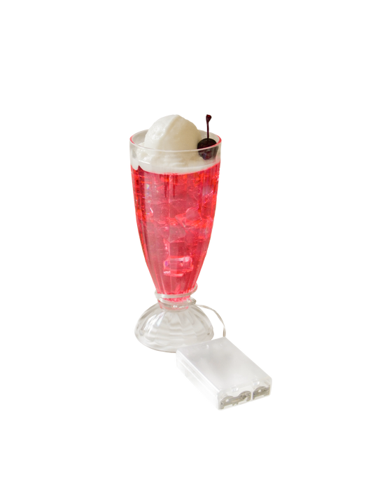 Cherry soda float lamp (pink)